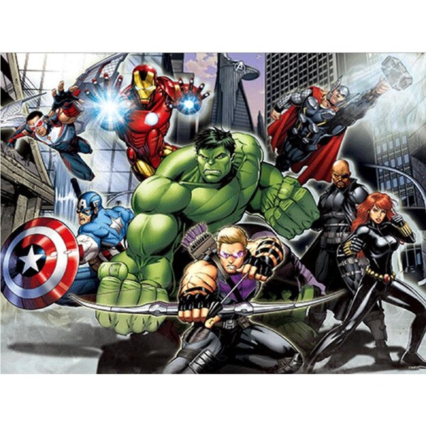 Prime3D Lenticular Marvel Avengers 500 Piece Jigsaw Puzzle 61x46cm