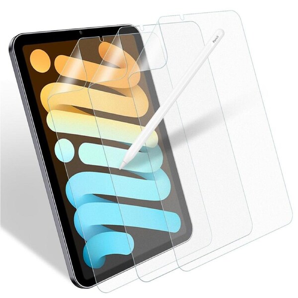 3pcs Soft Pet Film Screen Protector for Apple iPad Mini 7th Gen 8.3'' 2024 Bulk Guard