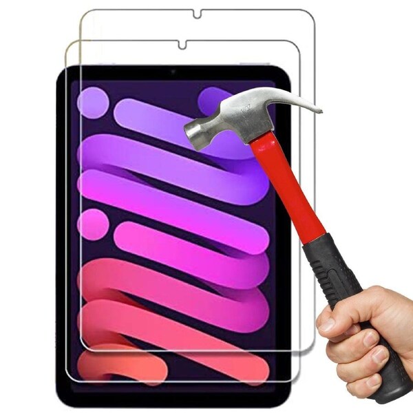2pcs Tempered Glass Screen Protector for Apple iPad Mini 7th 8.3 inch 2024 Bulk Guard