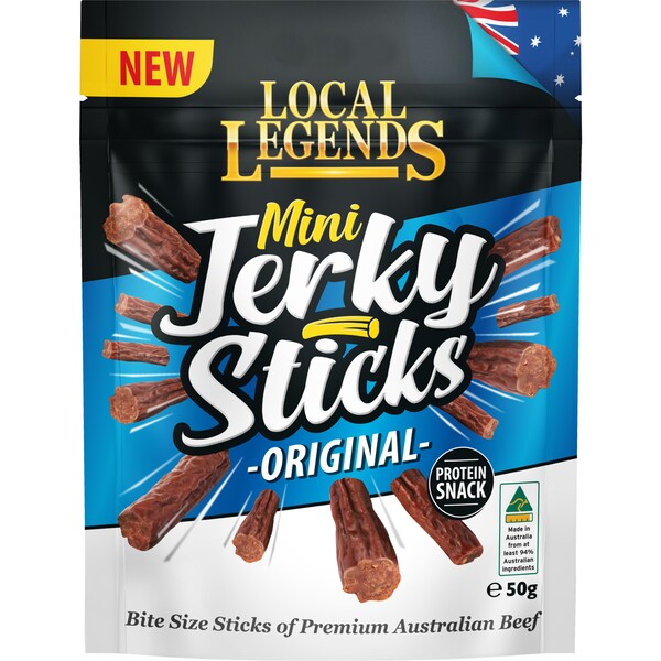 Local Legends Mini Jerky Sticks Original 50g