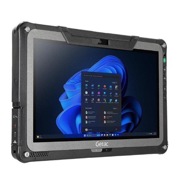 Getac Rugged Touchscreen Laptop F110G7 - i5-1335U, 11.6" + Webcam, Win11+8GB, 256GB PCIe SSD, SR FHD+TS+stylus, ANZ Power Cord, Rear Camera+Standard Batteries, WIFI+BT+4G GPS, RJ45
