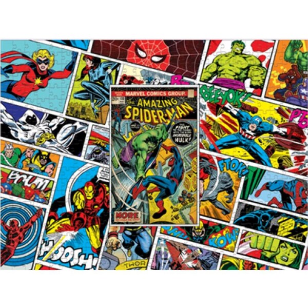 Prime3D Lenticular Marvel Comic Book The Amazing Spiderman 416 Piece Jigsaw Puzzle