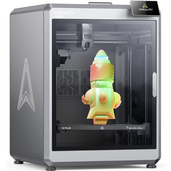 Creality K2 Plus 3D Printer-Machine Only,Support Multi Color 3D Printing Needs CFS, Ultra-Fast 600mm/s Speed, Dual AI Cameras, -Printing Size: 350 x 350 x 350mm