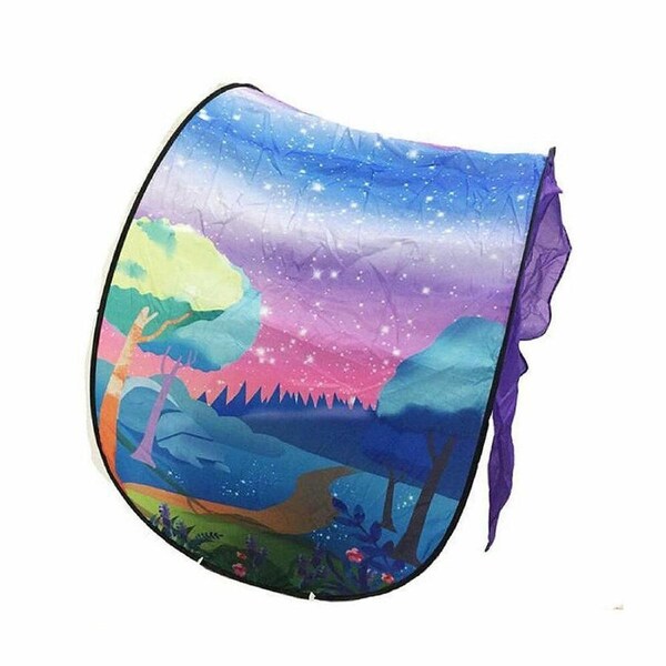 Fancy Dream Tents Unicorn Space Foldable Tent Indoor Bed House Pop-up Forest