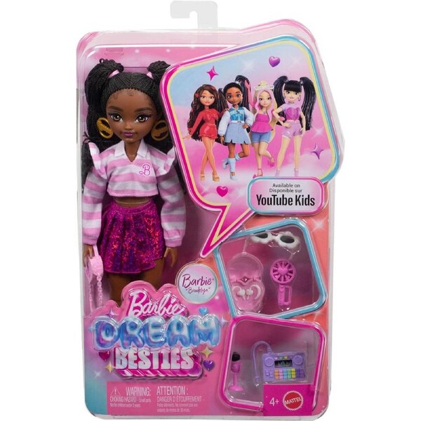 Barbie Dream Besties Doll And Accessories - Brooklyn JKP51