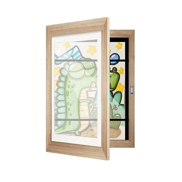 Art Frames Hold 150 Pictures Art Projects Wooden Artwork Display Wood Art Frame