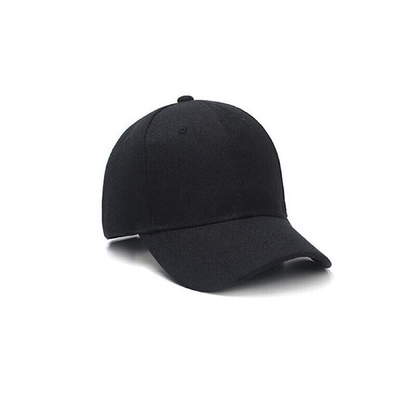 Summer Multi-colour Shade Baseball Cap Outdoor Peaked Sun Visor Hat Black
