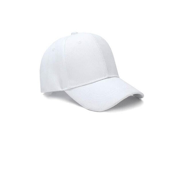 Summer Multi-colour Shade Baseball Cap Outdoor Peaked Sun Visor Hat White