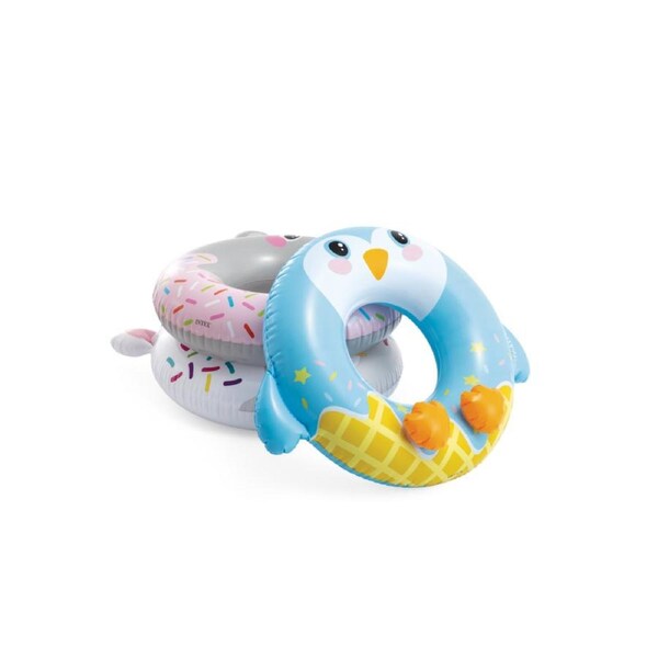 Intex Cute Animal Inflatable Swim Rings - Assortment 59266