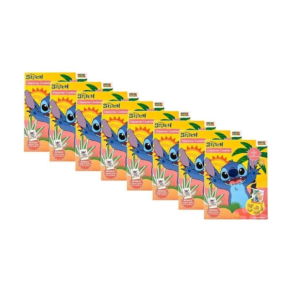 8PK Park Avenue Disney Stitch Character Cookies Biscuits 200g