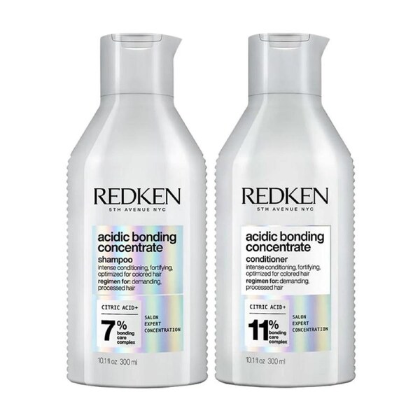 Redken Acidic Bonding Concentrate Shampoo & Conditioner 300mL Duo