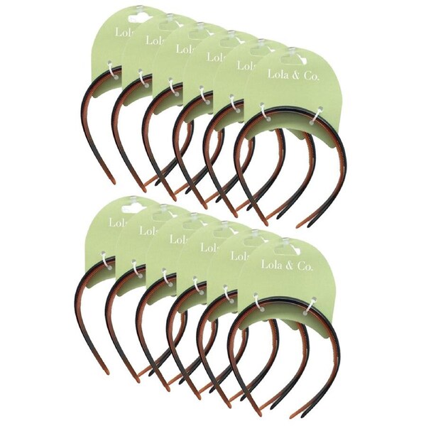 12x 2pc Lola & Co Headbands Set Women's Hair Accessories Assorted