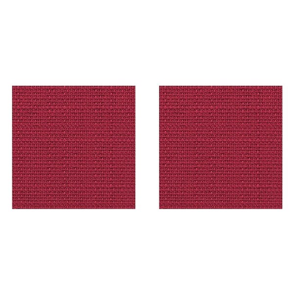2PK Braz Blockout Room Hanging Curtain Home Decor 137x213cm Hamilton Burgundy