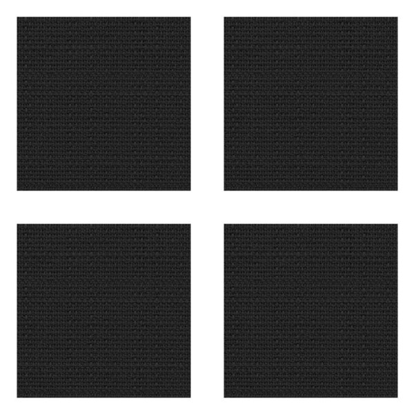 4PK Braz Blockout Room Hanging Curtain Home Decor 137x213cm Hamilton Black