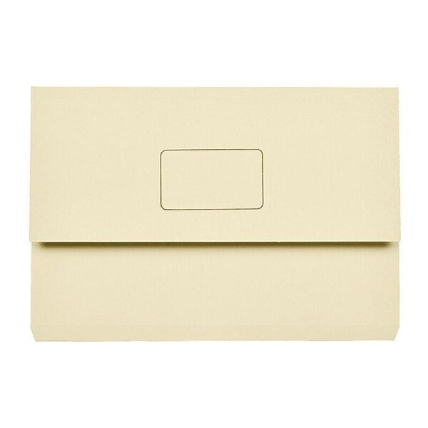 Marbig Slimpick Foolscap Document Wallet Buff