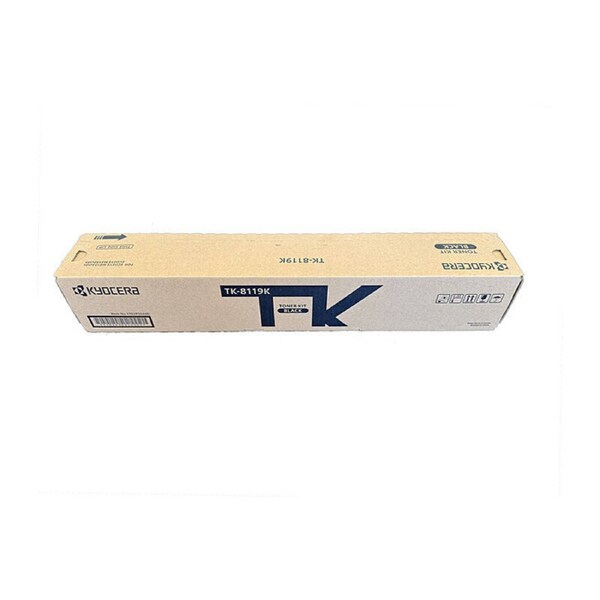 Kyocera TK-8119K Black Toner Cartridge 12000 Page Yield Genuine Toner