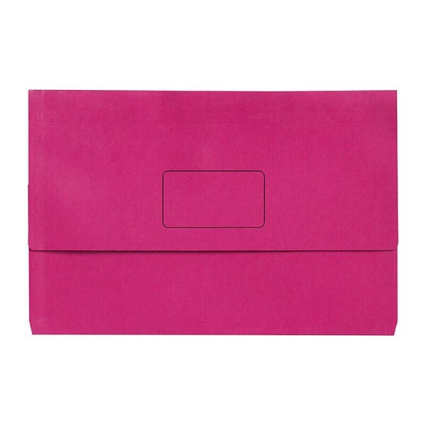 Marbig Slimpick Foolscap Document Wallet Pink