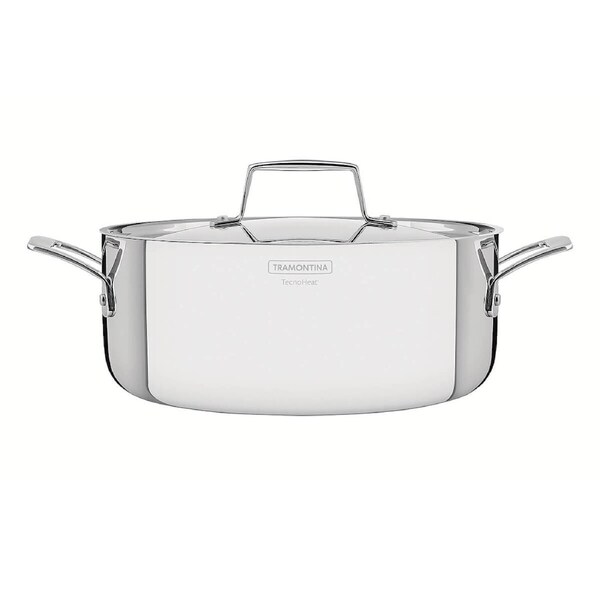 Tramontina Grano 24cm 5.5L Stainless Steel Shallow Casserole