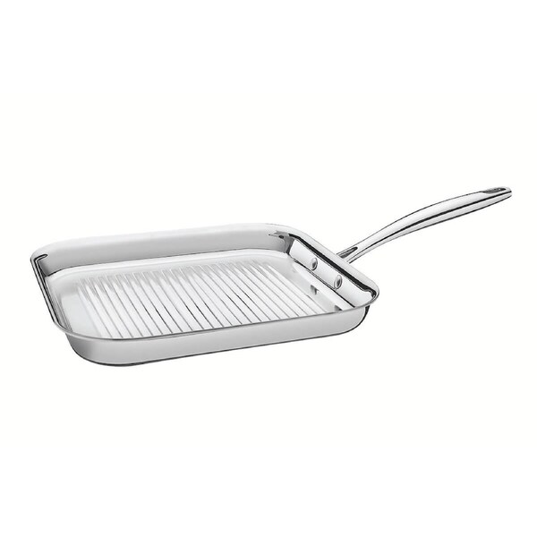 Tramontina Grano 28cm Tri-Ply Clad Skillet Grill Pan