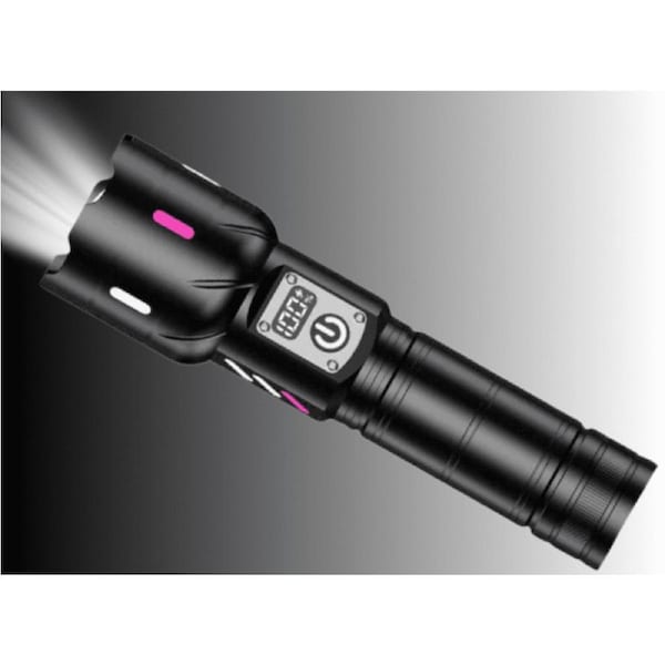 TAVICE 30W Super Bright LED Flashlight, Rechargeable Waterproof Emergency Torch with 26650 Battery for Outdoor Camping, Hiking & Car Repair