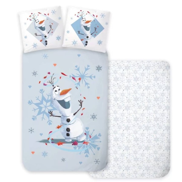 Disney Frozen Olaf Cotton Quilt Cover Set Toddler Bed Size