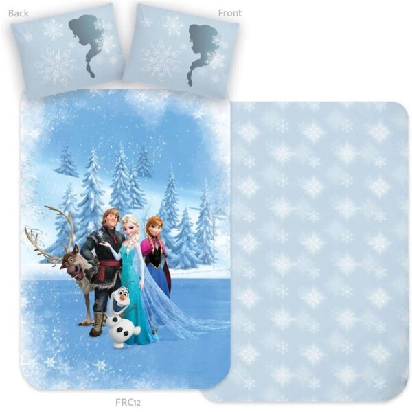 Disney Frozen Ice Cotton Quilt Cover Set - Toddler Bed Size