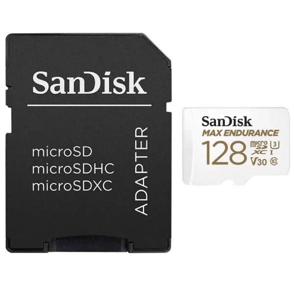 Sandisk MAX ENDURANCE MicroSD 128GB V30 Memory Card