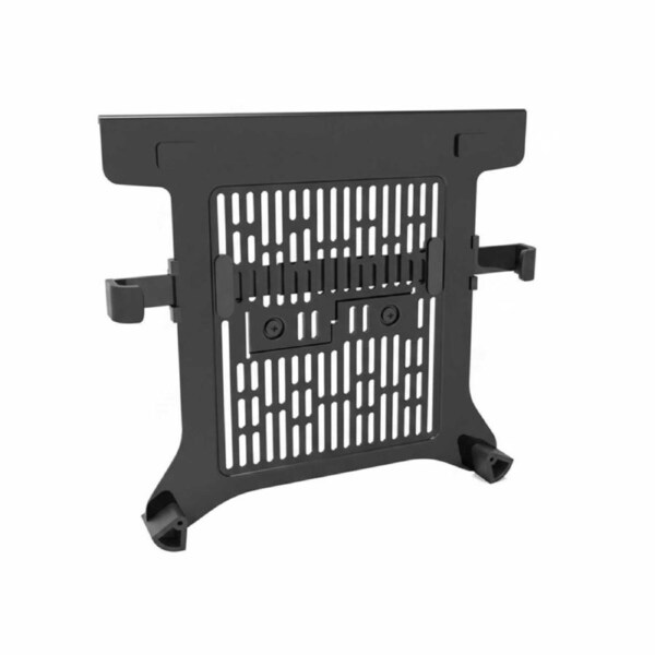 P&P Black Universal Laptop Tray For VESA Monitor Mounts With Ventilation Design