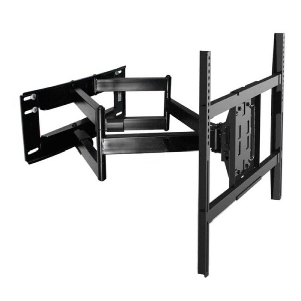 P&P Black Heavy Duty Cantilever TV Wall Bracket For Large Screens With Wide Swivel And Tilt