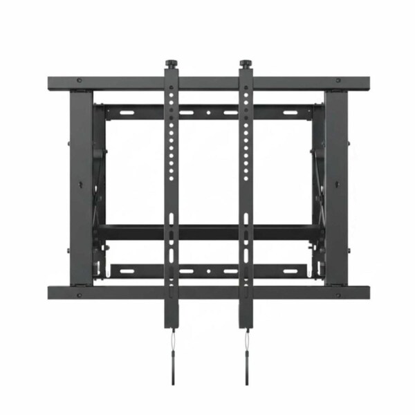 P&P Black Pop Out Video Wall Mount Bracket With Alignment Adjustment For Professional Displays