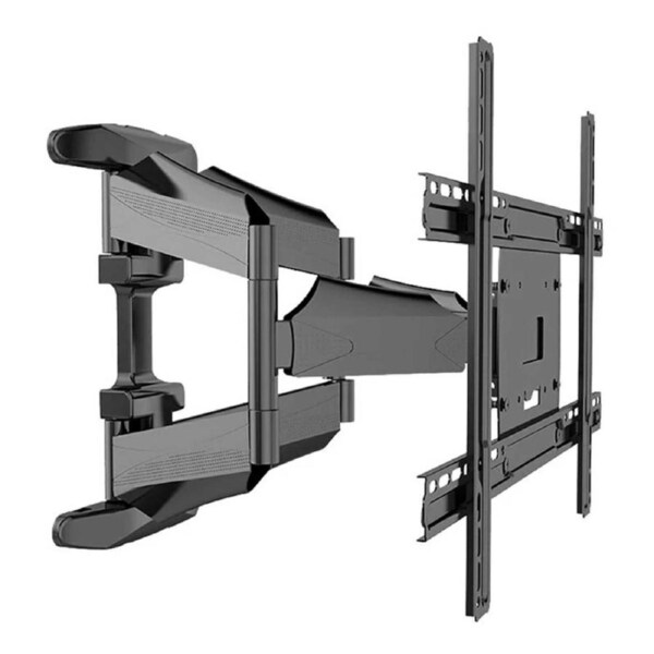 P&P Black Heavy Duty Full Motion TV Wall Mount With Strong Arms For Medium To Large Screens