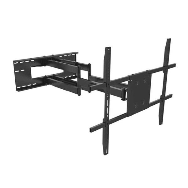 P&P Black Heavy Duty Dual Arm Cantilever TV Mount For Large Screens With Long Extension Reach