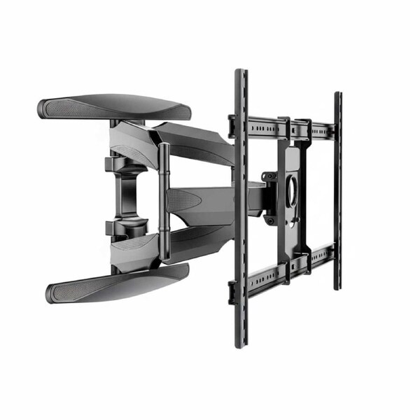 P&P Black Heavy Duty Cantilever TV Mount For Large Screens With Dual Arms And Low Profile