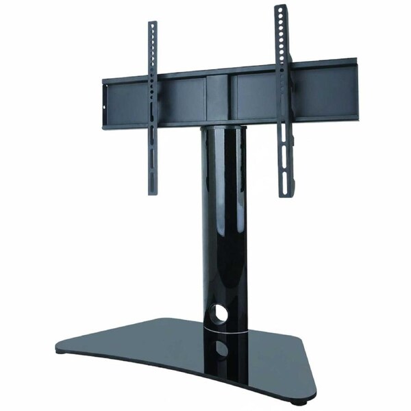 P&P Black MT301 TV Stand With 60kg Load Capacity, 32-65" TVs, 122mm Height Adjustment