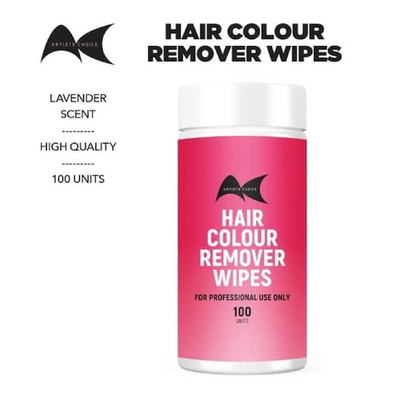 Artists Choice Hair Colour Remover Wipes 100 units