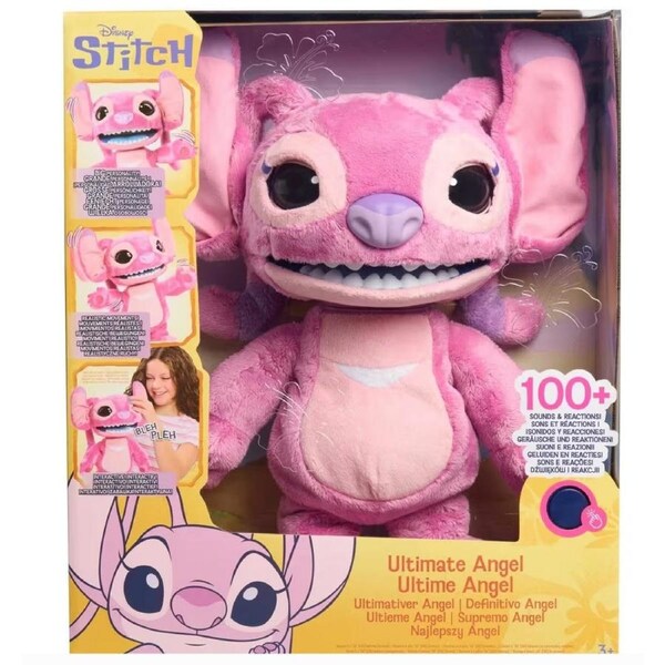 Disney Stitch Ultimate Angel Interactive Feature Plush Toy 43cm