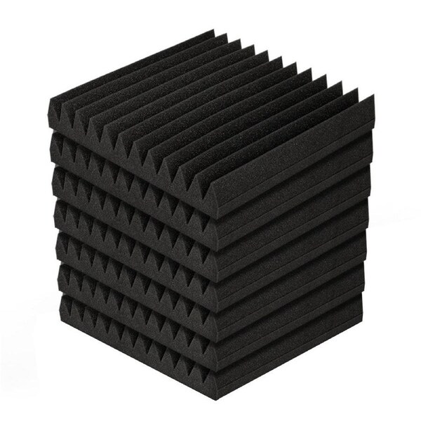 Alpha Acoustic Foam 20pcs 30x30x5cm Sound Absorption Proofing Panel Studio Wedge