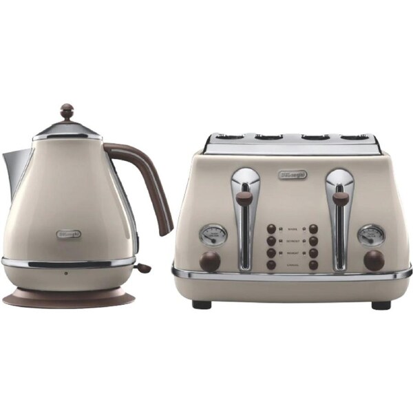 DeLonghi Icona Vintage Breakfast Pack Beige