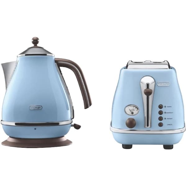 DeLonghi Icona Vintage Breakfast Pack Azure