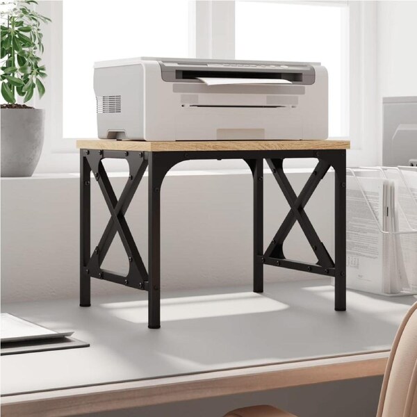 Printer Stand Sonoma Oak 40x30x31 cm Engineered Wood vidaXL