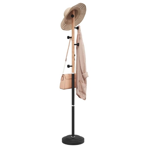Coat Stand Black 177 cm Powder-coated Iron vidaXL
