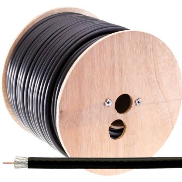 DOSS Rg11 Quad Shield Coax Cable 100M Roll 75Ohm Doss