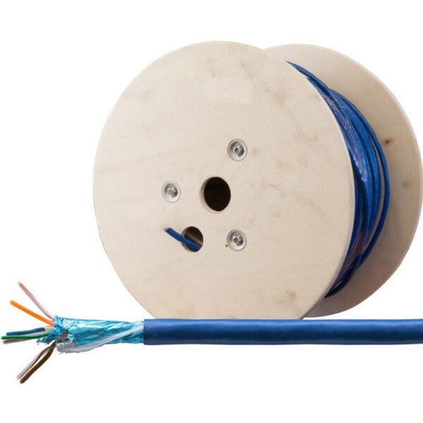 DOSS F/Utp Cat6A Solid Blue Cable -Per 305M Reel Roll