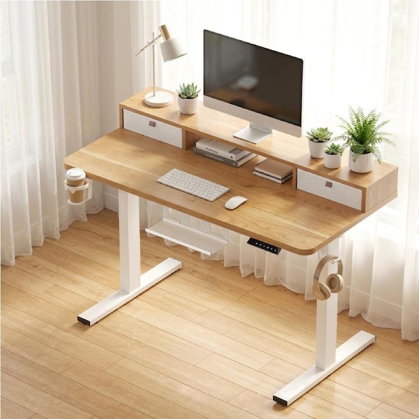 Artiss Electric Standing Desk Height Adjustable Sit Stand Desk Home Office