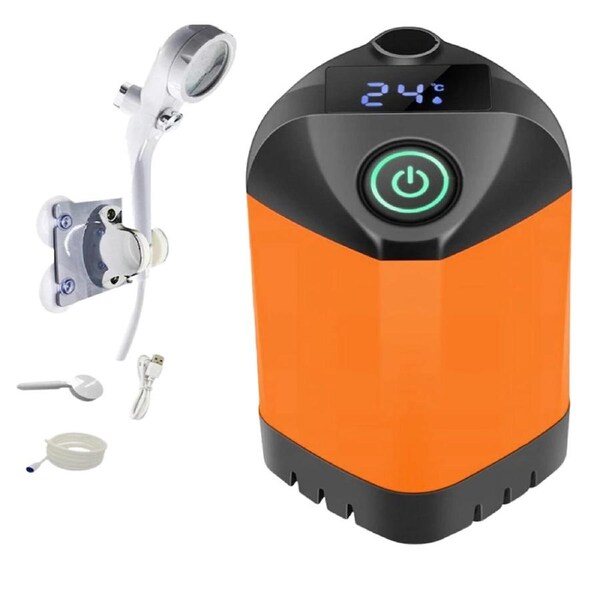 Portable Shower Camping Shower Outdoor Camp Electric Rechargeable Shower Pump