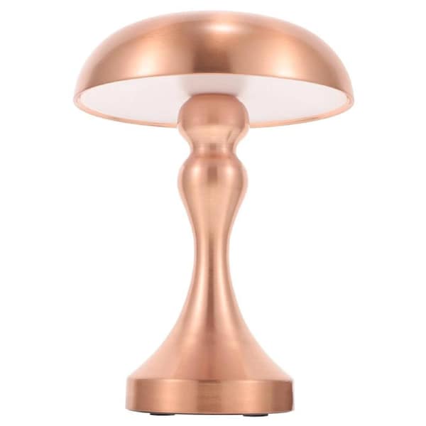 Raindrops Iron Mushroom Table Lamp, Touch Dimmable, Modern Nordic Home Decor, Small Size