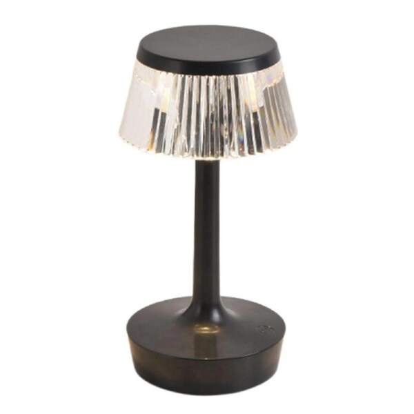 Acrylic Table Lamp Dimmable Night Light with USB Bedside Light for Bedroom Living Room Restaurant Hotel Decor