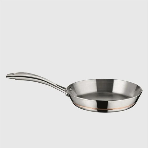 Scapan Stainless Steel 26cm Frying Pan - Oven-safe Frypan Induction Safe Cooking - Gas Electric Induction OK