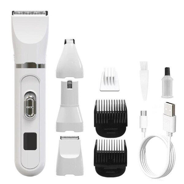 4-in-1 Cordless Electric Pet Trimmer