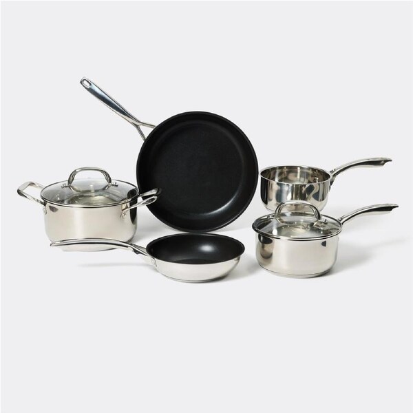 Masterclass Stainless Steel Cookware Set 5 Piece